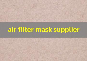 air filter mask supplier